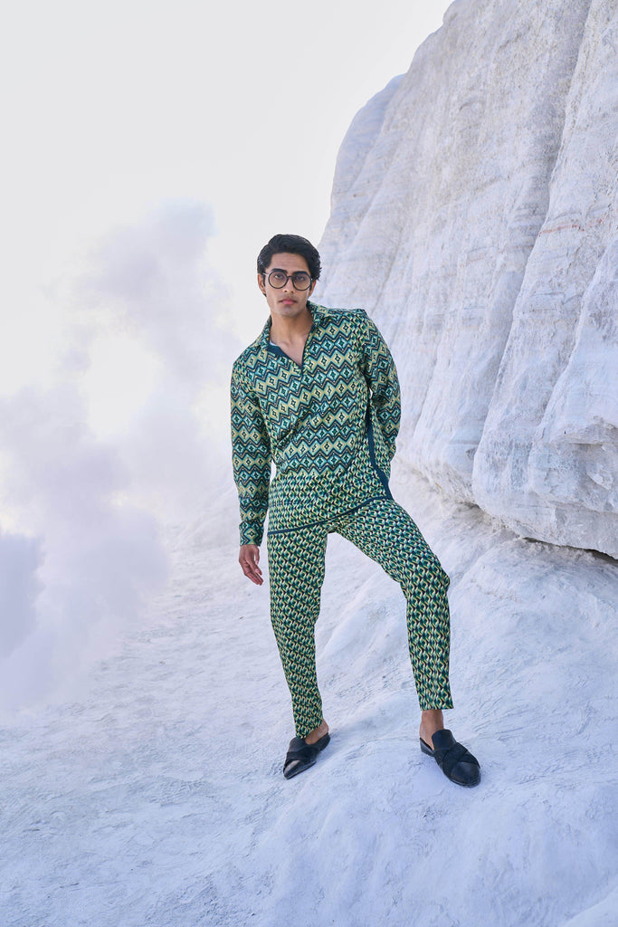 DECO POPOVER PANT - dash and dot dash and dot