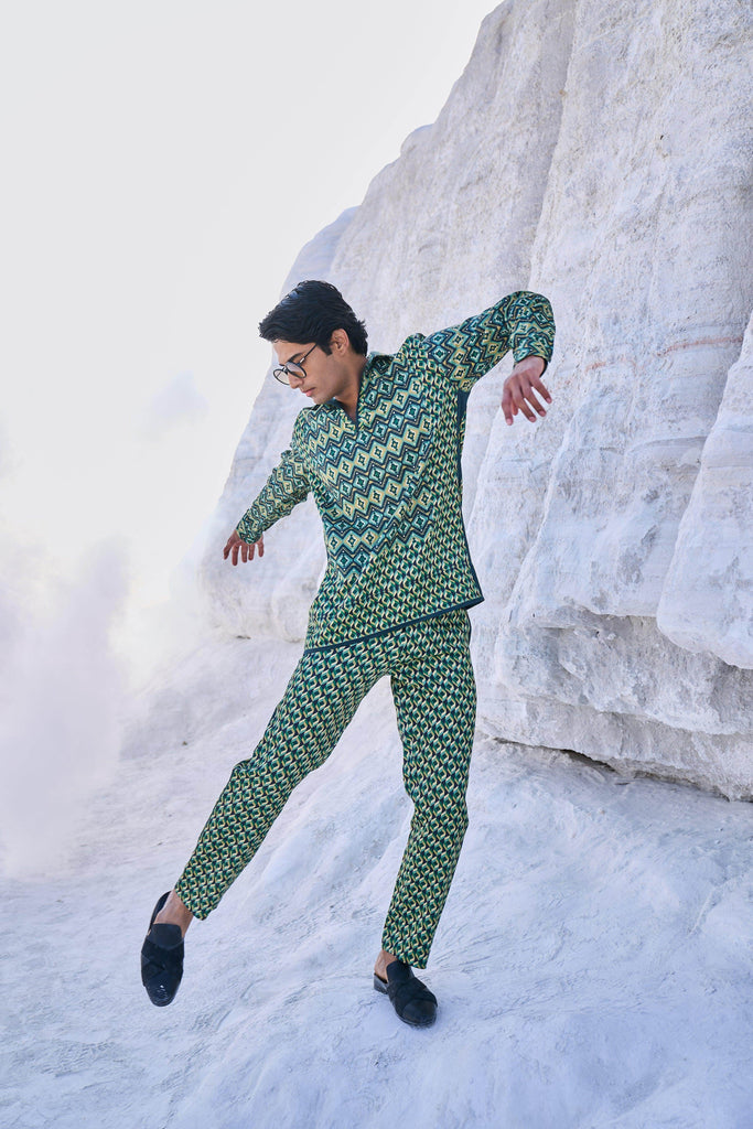 DECO POPOVER PANT - dash and dot dash and dot