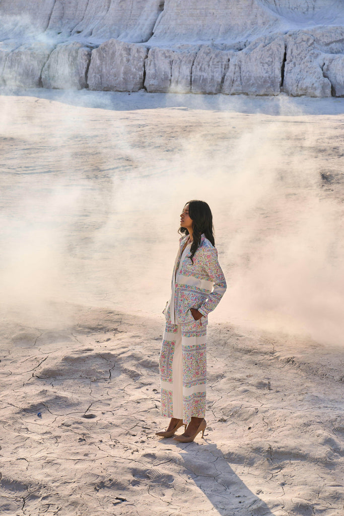 PASTEL SHAWL PRINT SHIRT - dash and dot dash and dot