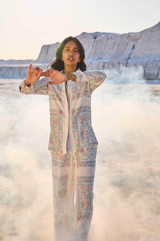 PASTEL SHAWL PRINT PANT - dash and dot dash and dot