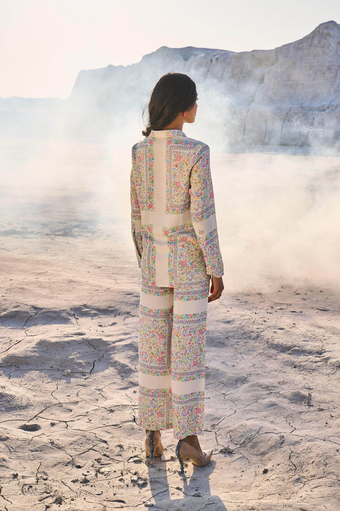 PASTEL SHAWL PRINT PANT - dash and dot dash and dot