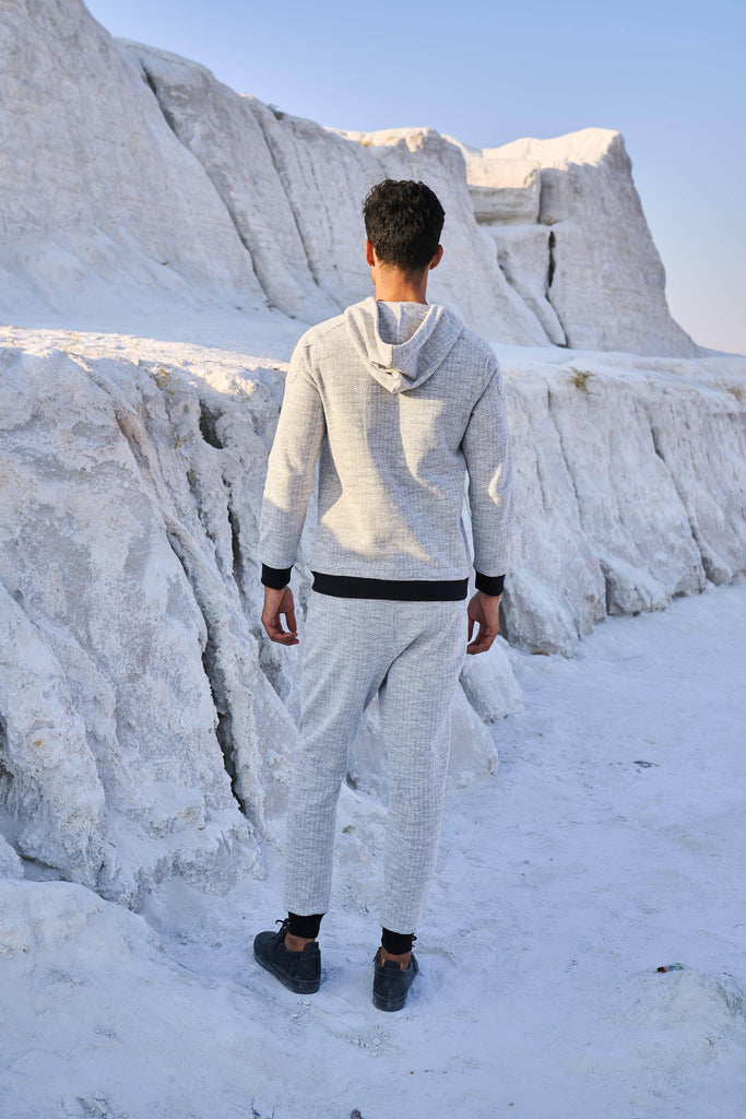 SLANT ZIP HOODIE - dash and dot dash and dot