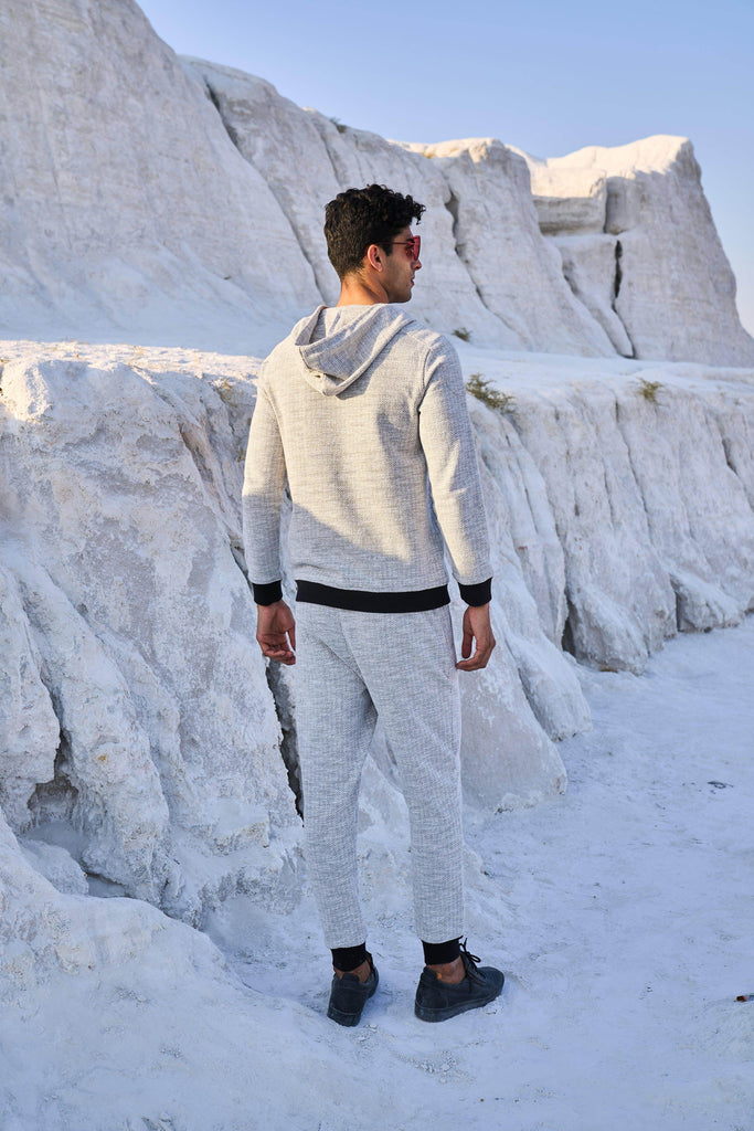 SLANT ZIP HOODIE - dash and dot dash and dot