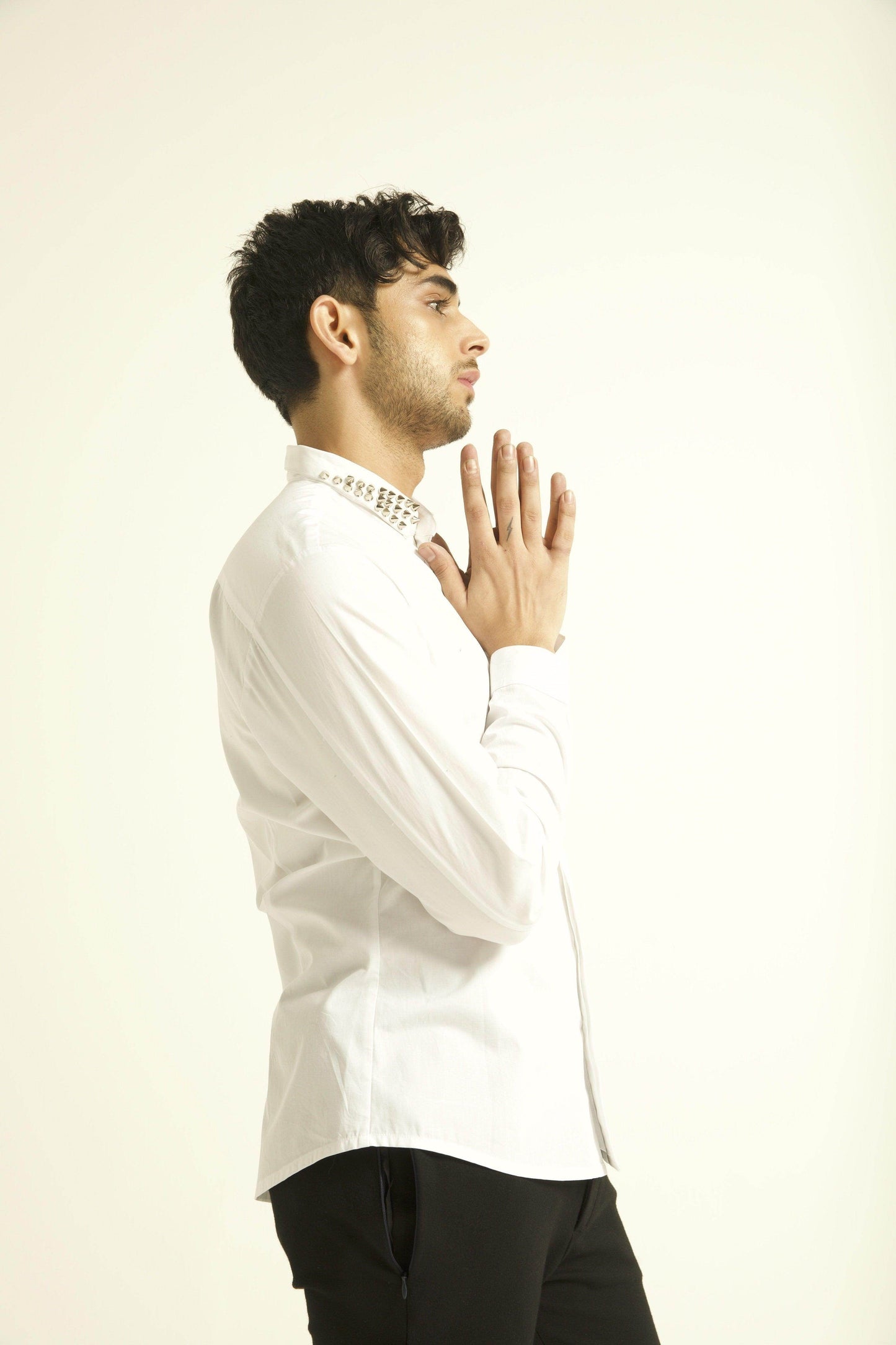 STUD COLLAR SHIRT - dash and dot