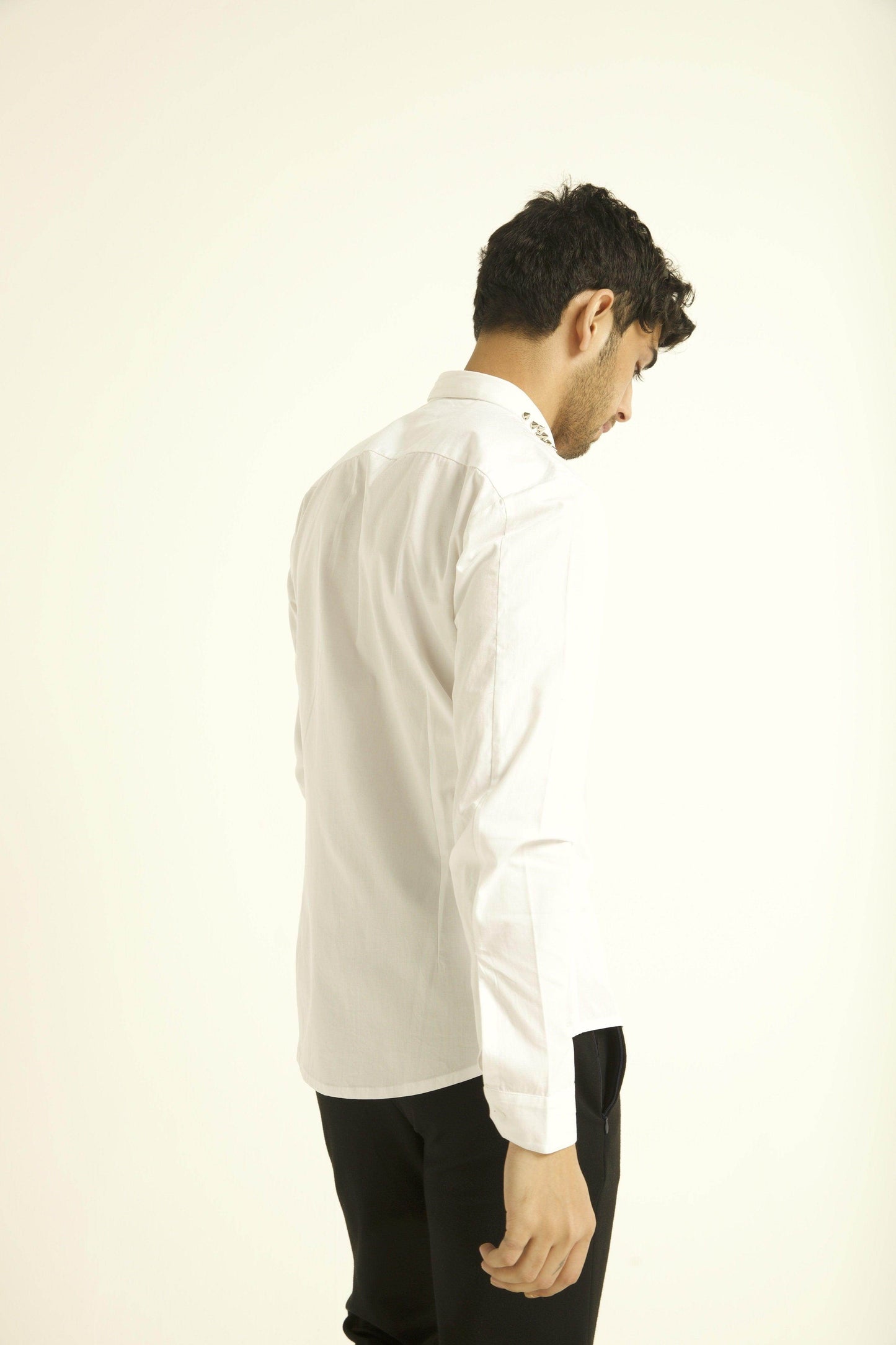 STUD COLLAR SHIRT - dash and dot