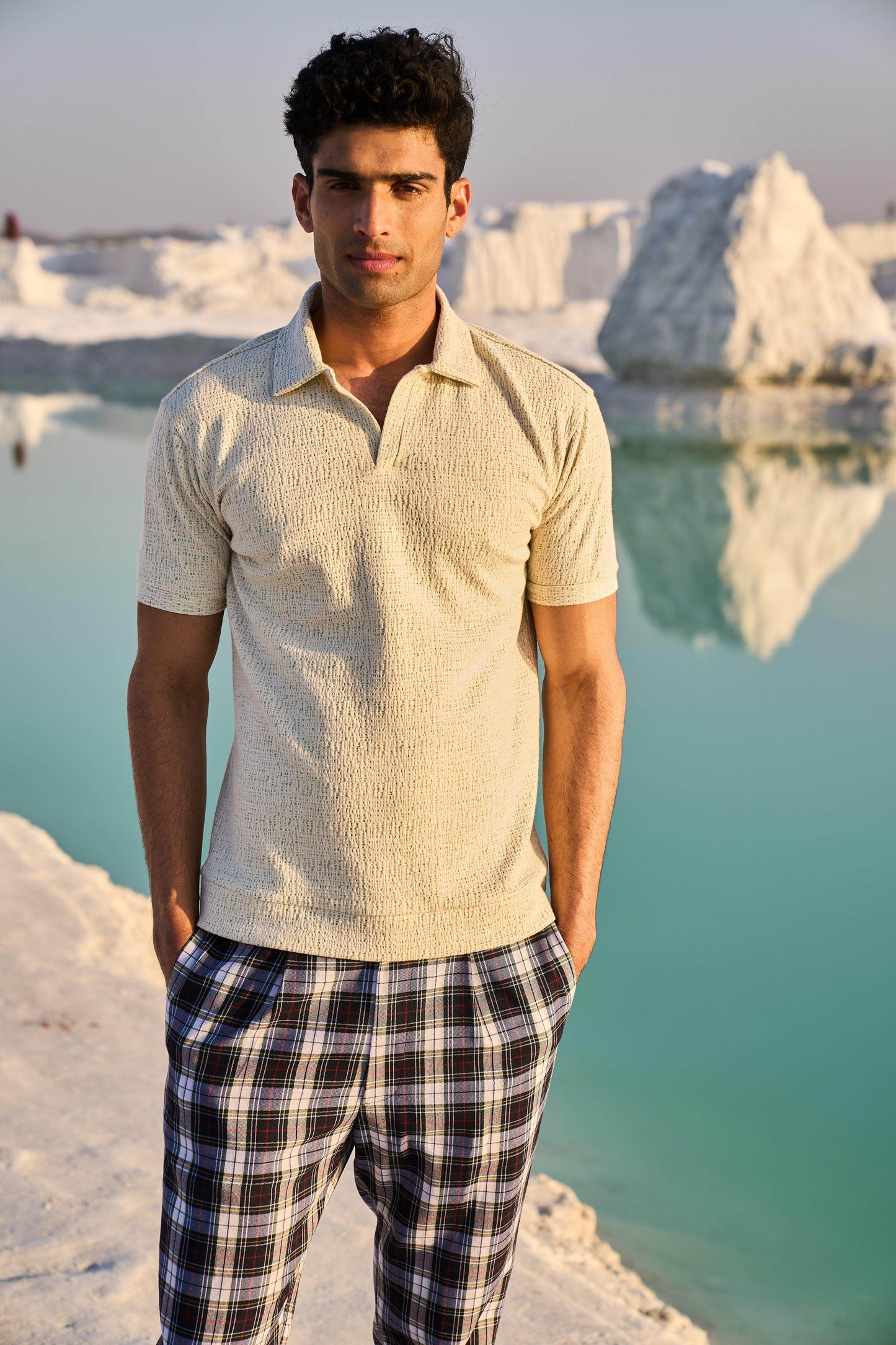 JACQUARD POLO - dash and dot