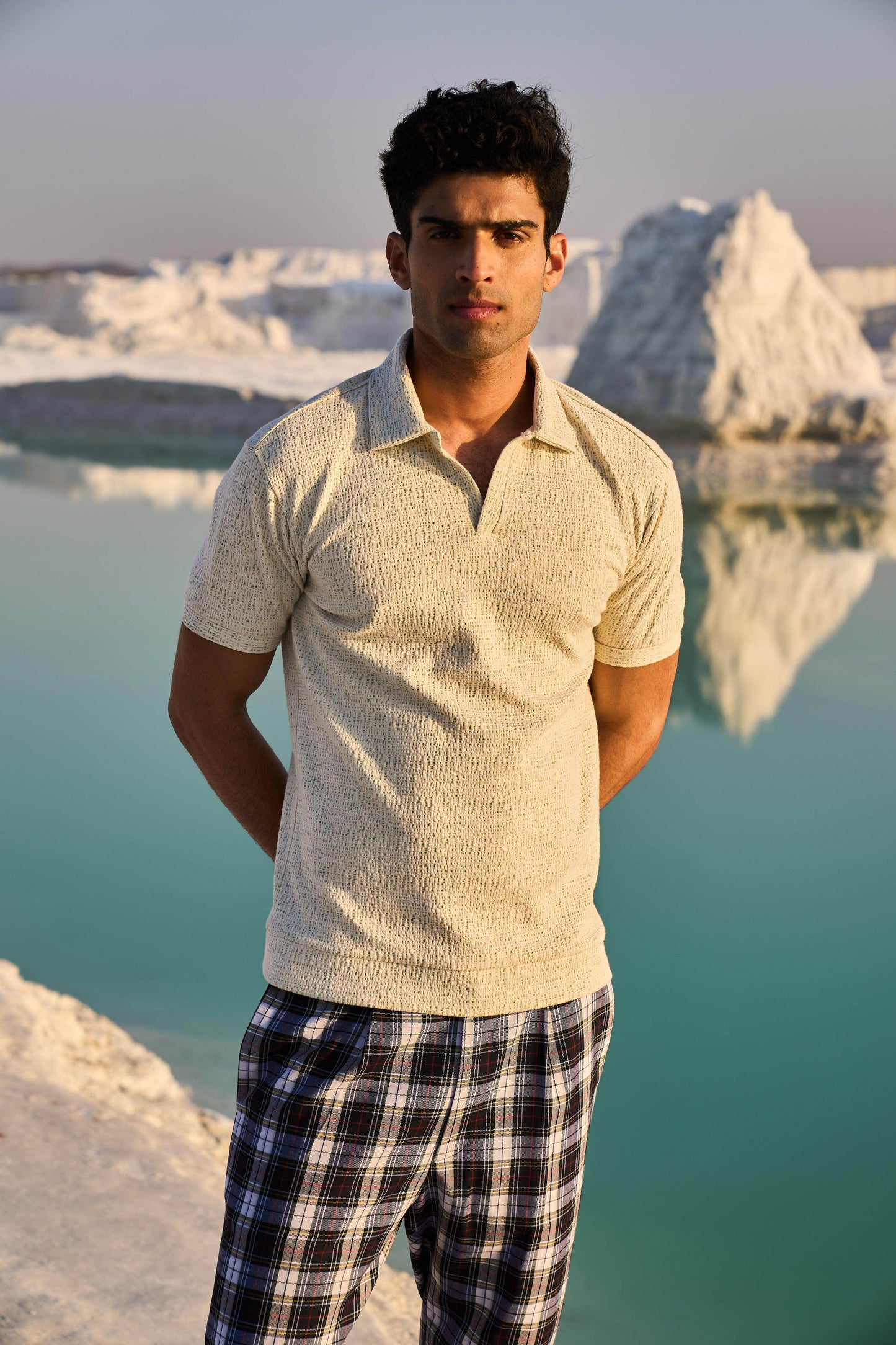 JACQUARD POLO - dash and dot