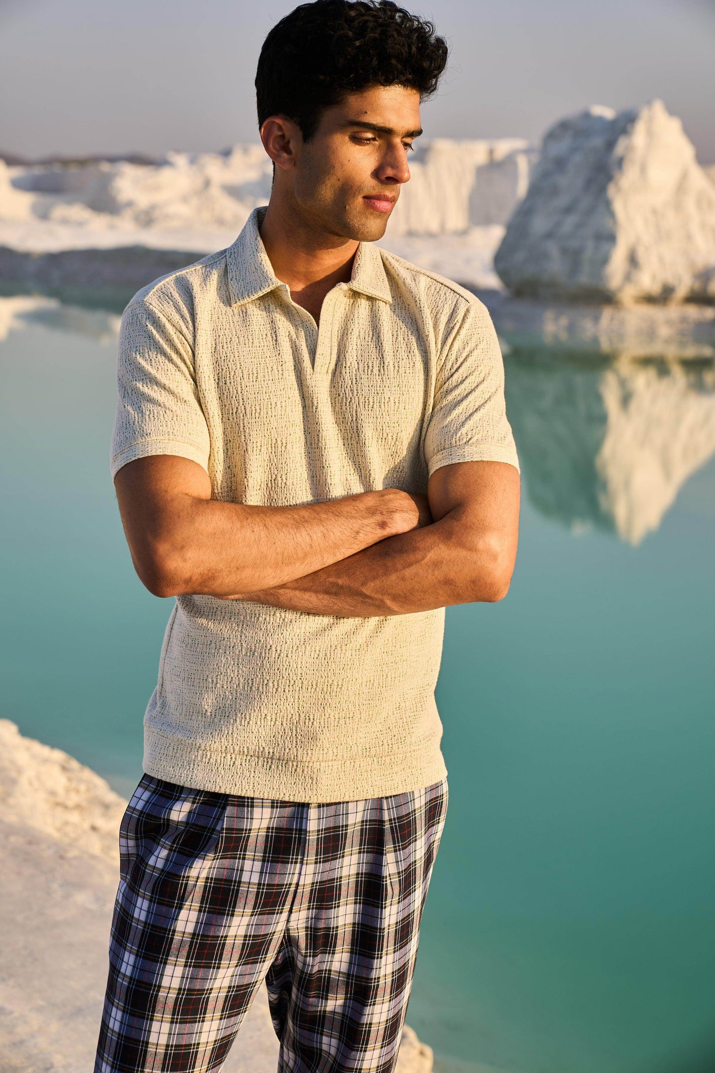 JACQUARD POLO - dash and dot