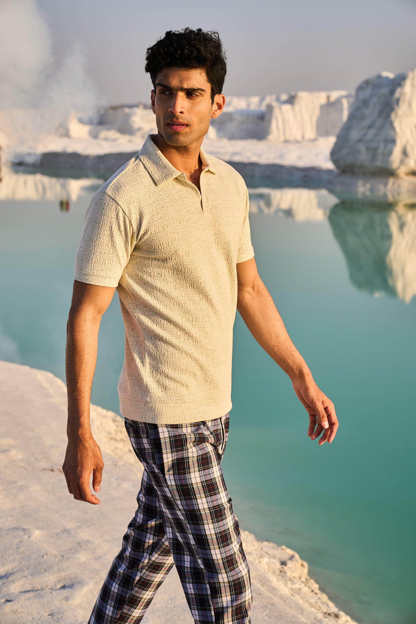 JACQUARD POLO - dash and dot