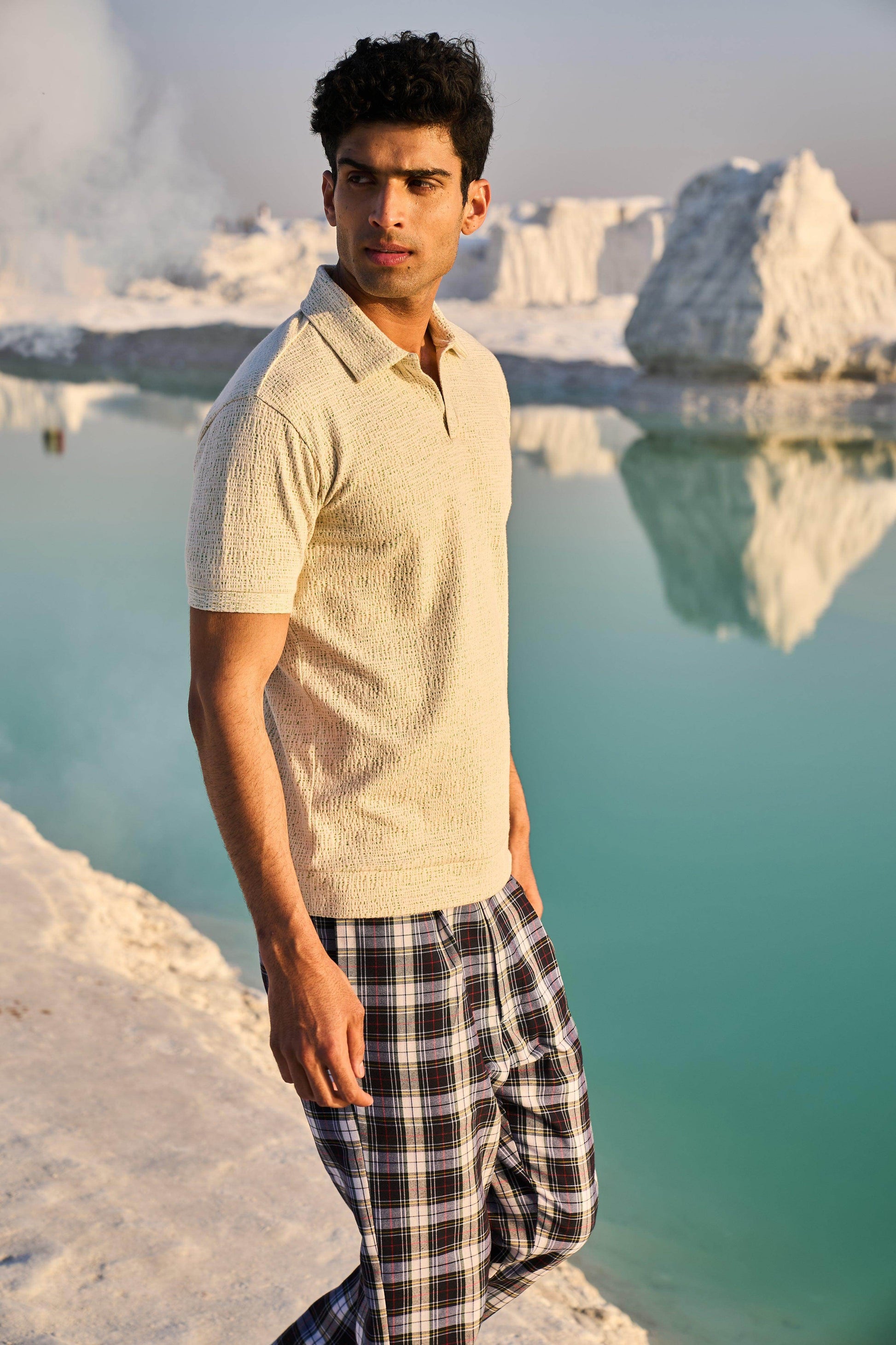 JACQUARD POLO - dash and dot