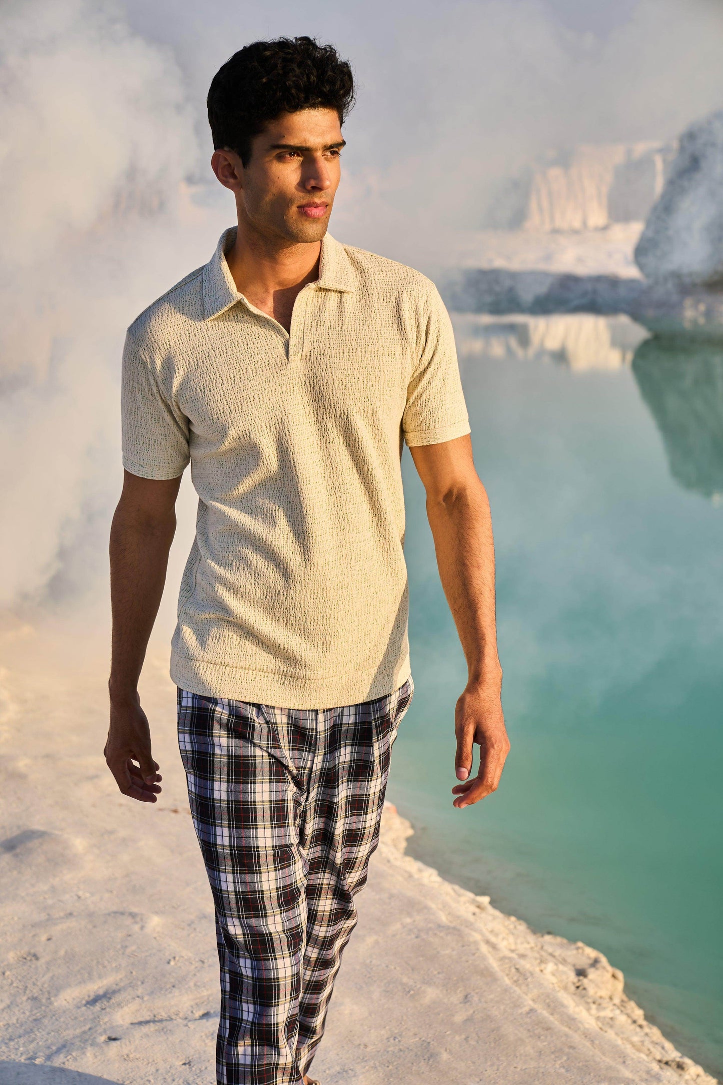 JACQUARD POLO - dash and dot
