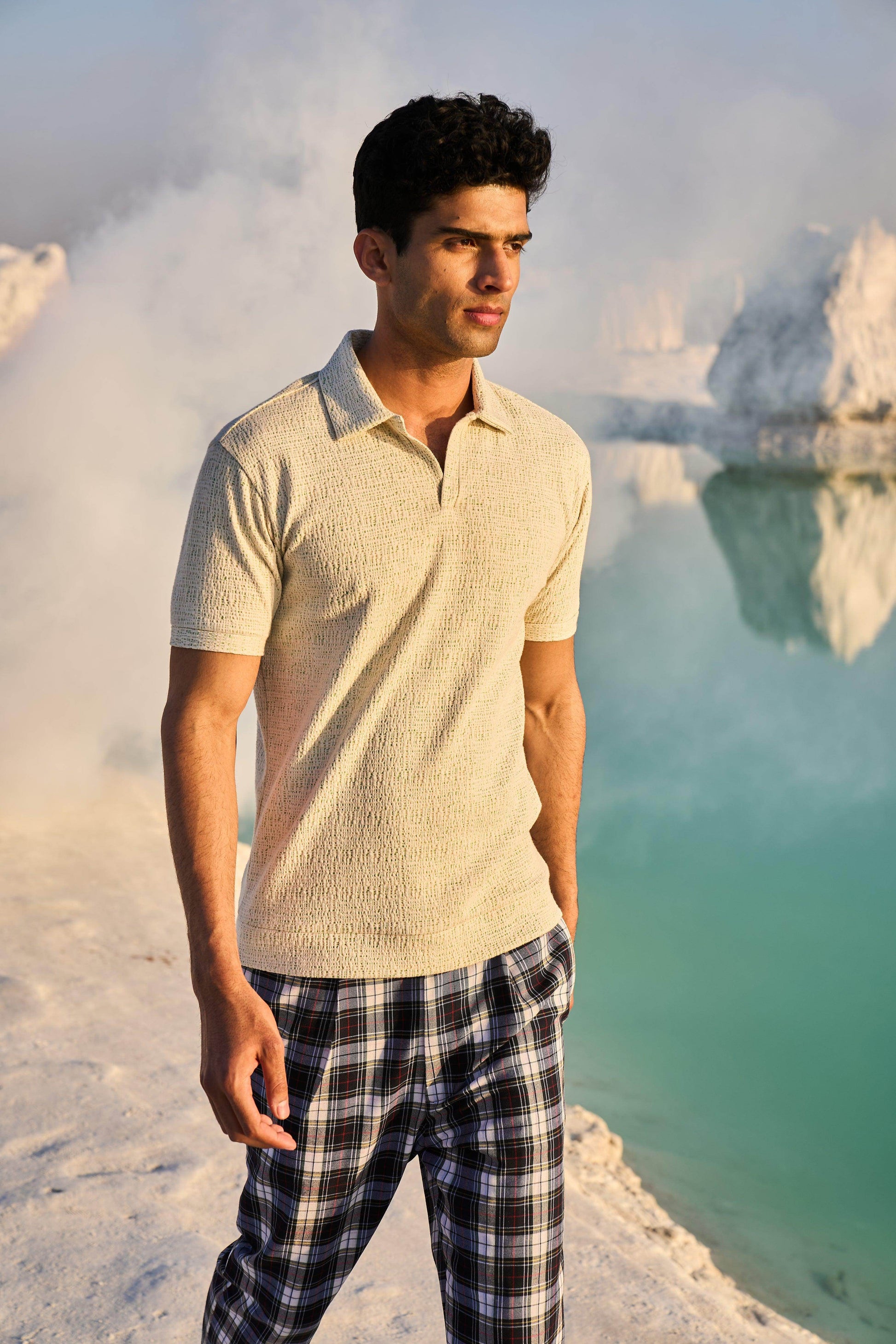 JACQUARD POLO - dash and dot