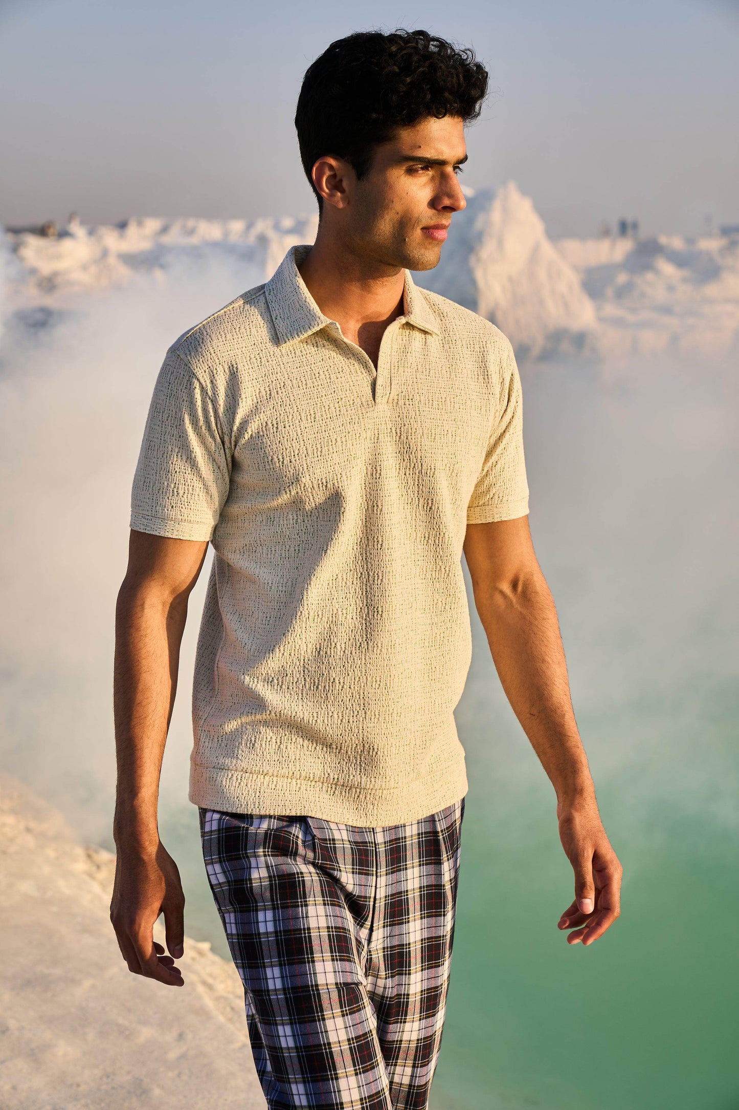 JACQUARD POLO - dash and dot