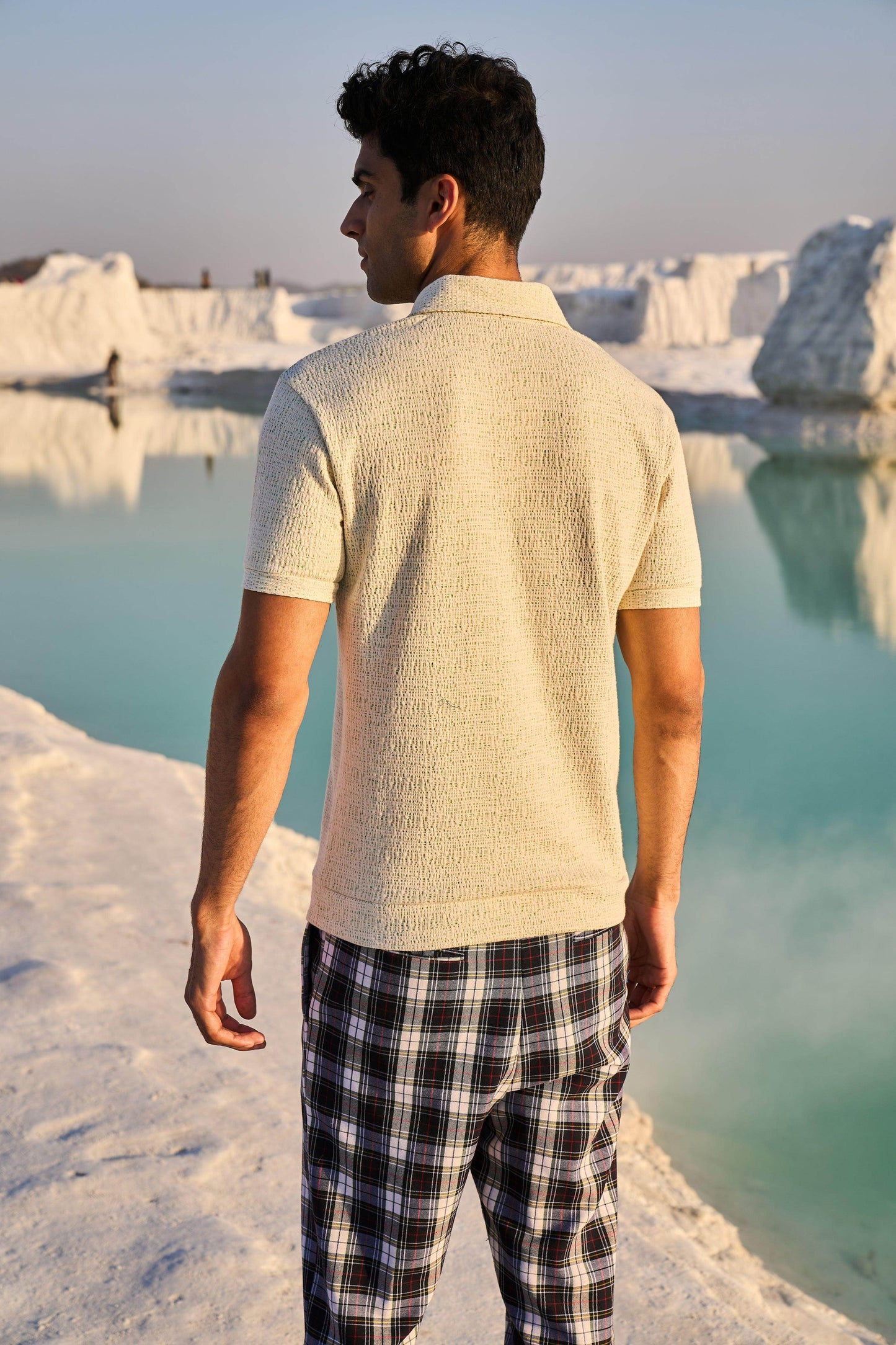 JACQUARD POLO - dash and dot