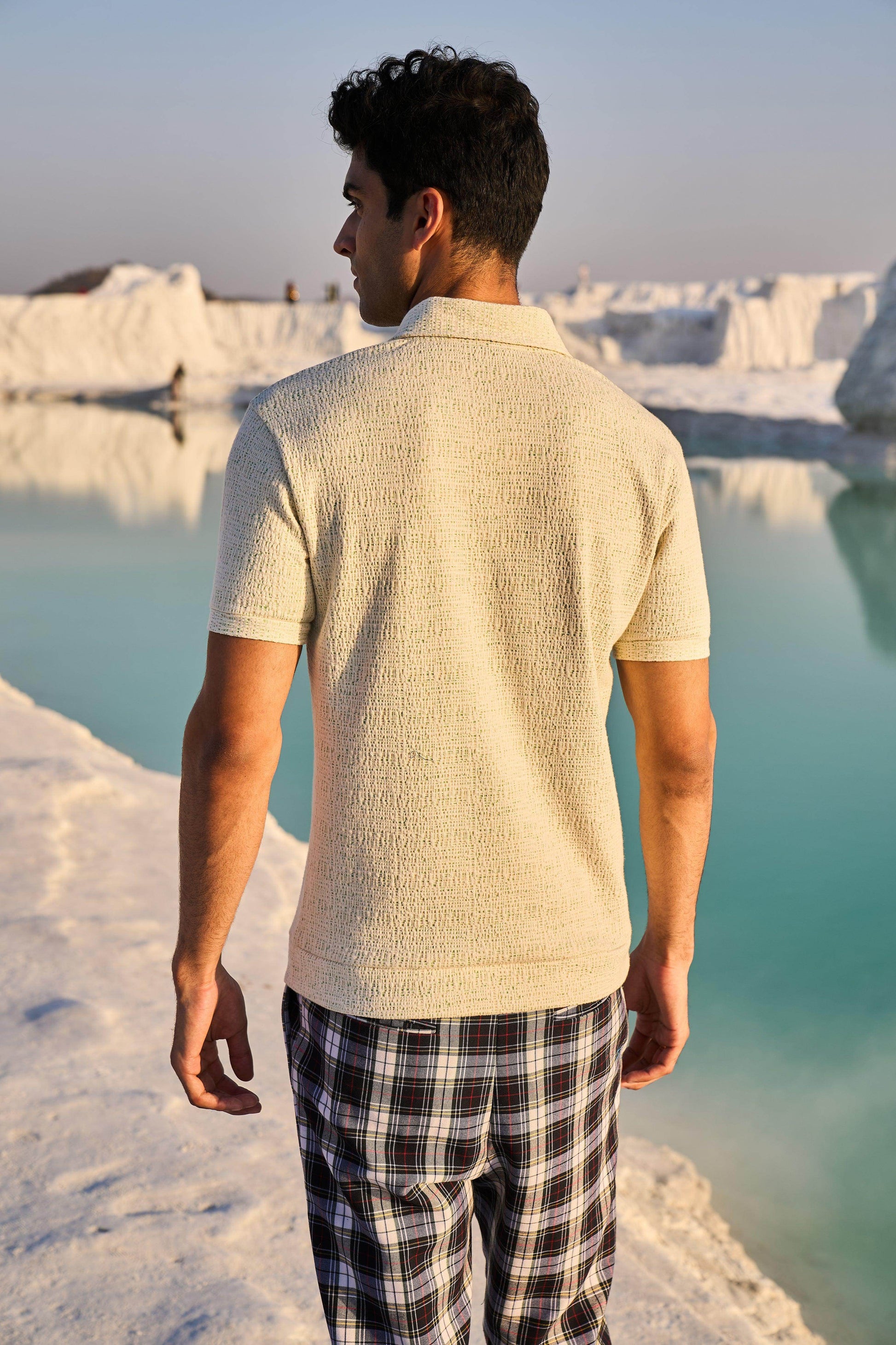 JACQUARD POLO - dash and dot