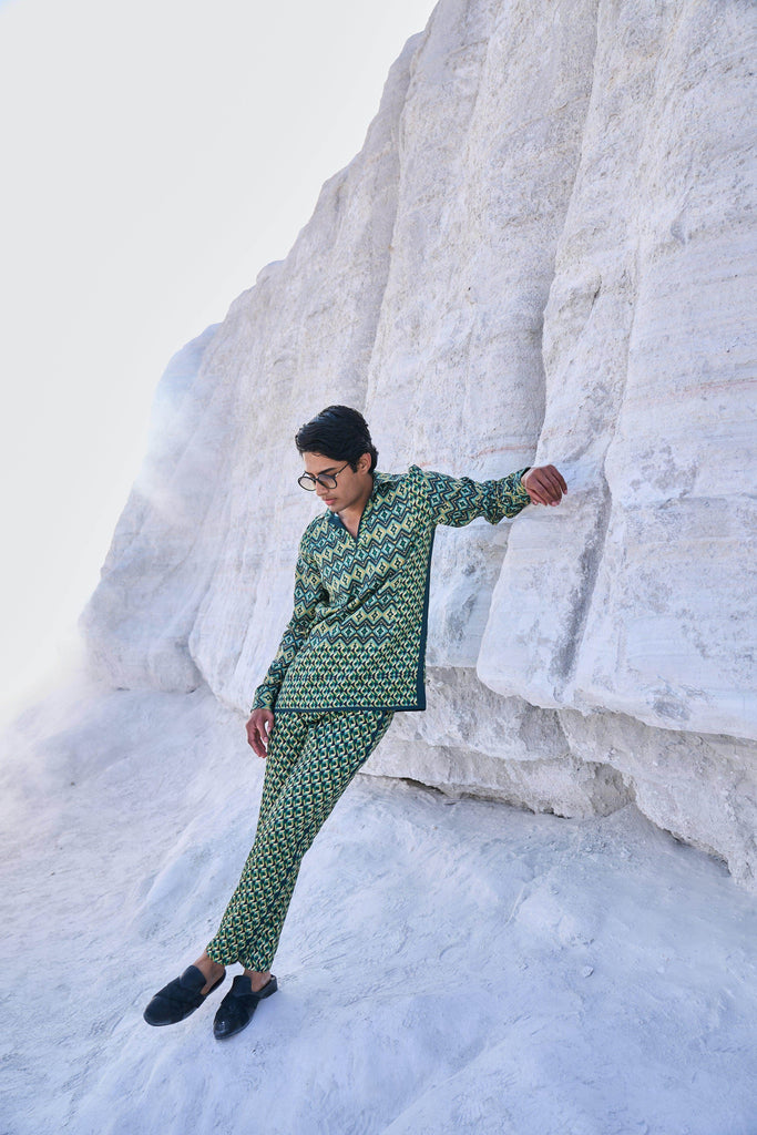 DECO POPOVER PANT - dash and dot dash and dot