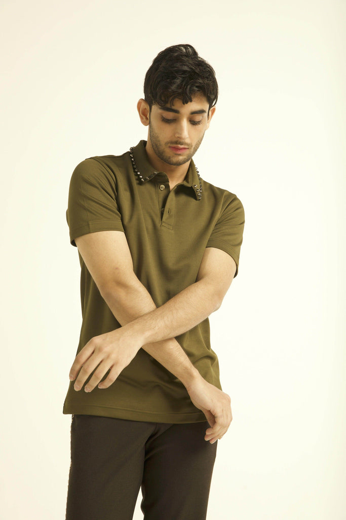 STUD POLO - dash and dot dash and dot