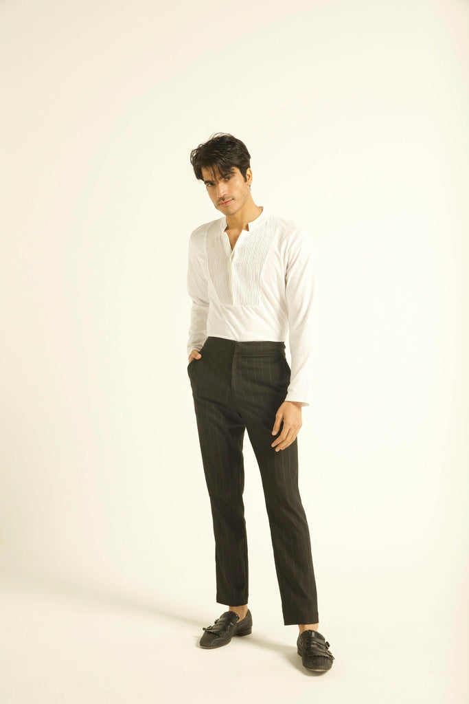 PINTUCK POLO - dash and dot dash and dot