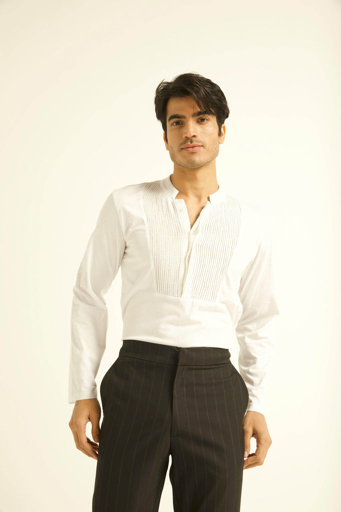 PINTUCK POLO - dash and dot dash and dot