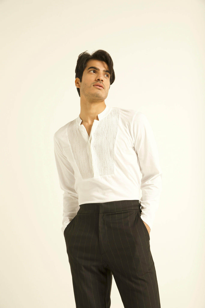 PINTUCK POLO - dash and dot dash and dot