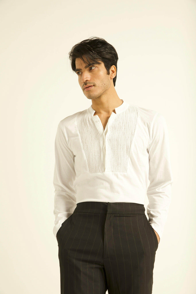 PINTUCK POLO - dash and dot dash and dot