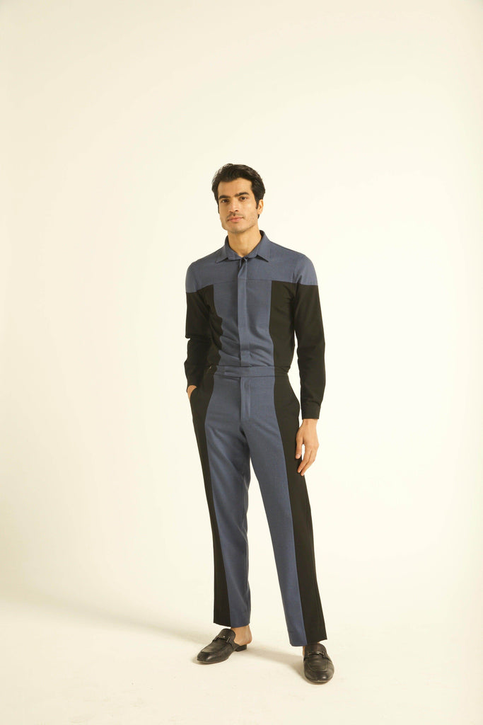 COLOUR BLOCK SHIRT - dash and dot dash and dot