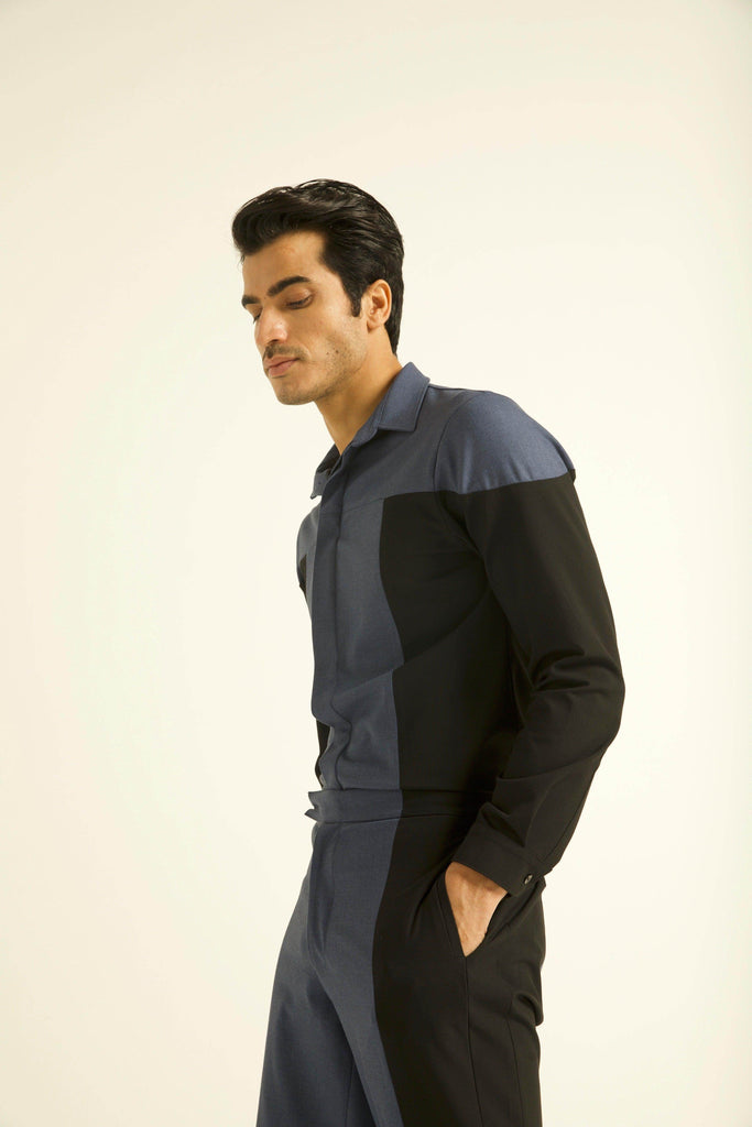 COLOUR BLOCK SHIRT - dash and dot dash and dot