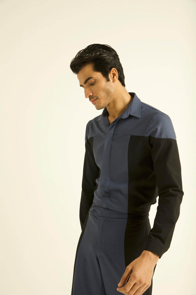 COLOUR BLOCK SHIRT - dash and dot dash and dot