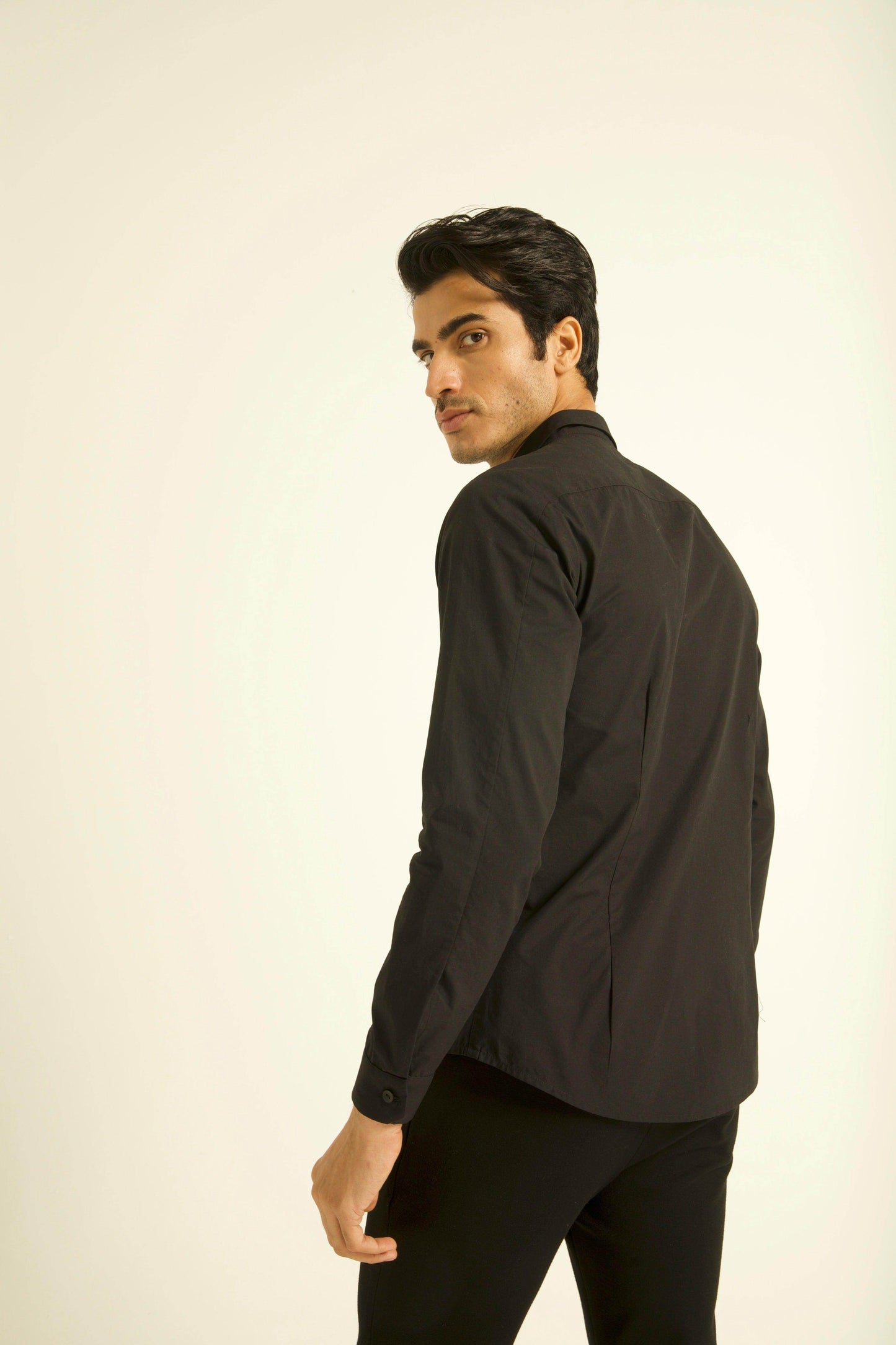 EMBROIDERED BIB SHIRT - dash and dot