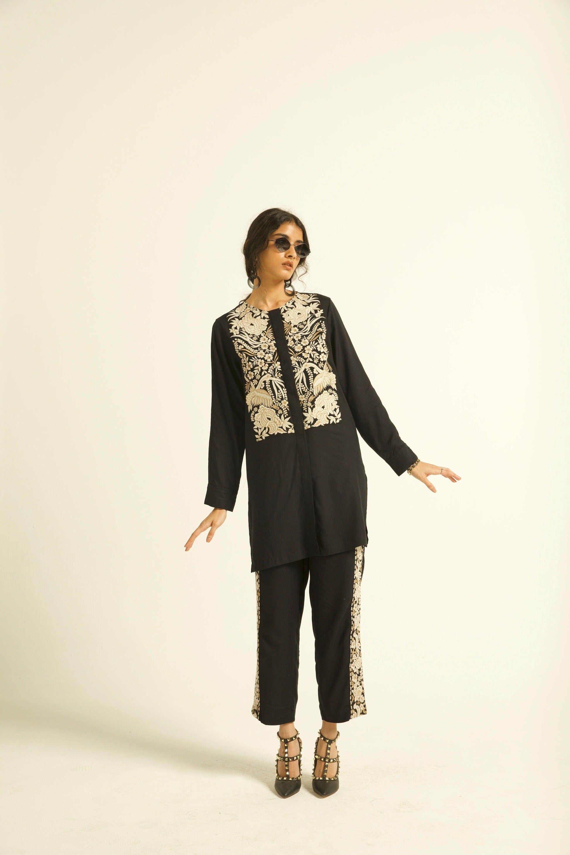GARA STITCH TUXEDO PANT - dash and dot