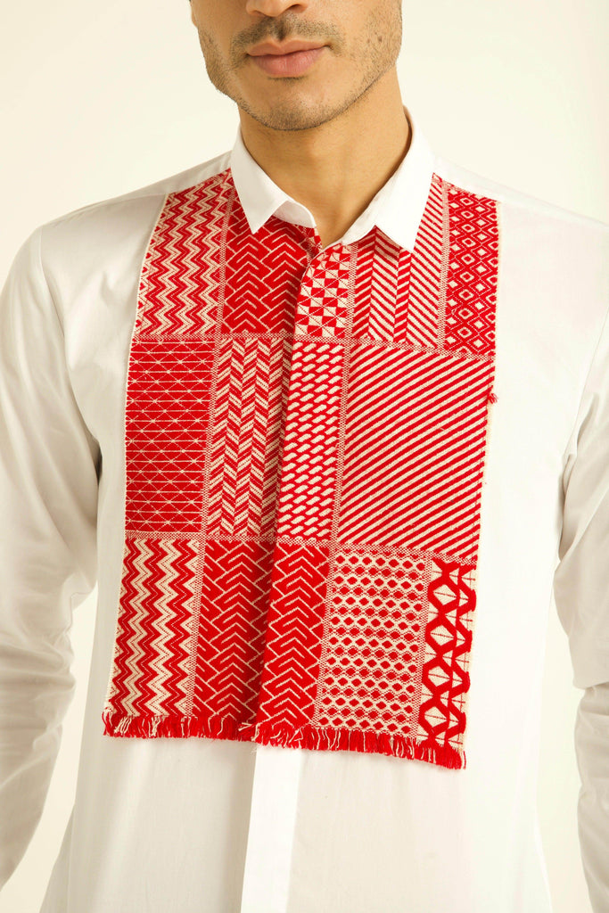 JACQUARD BIB SHIRT - dash and dot dash and dot