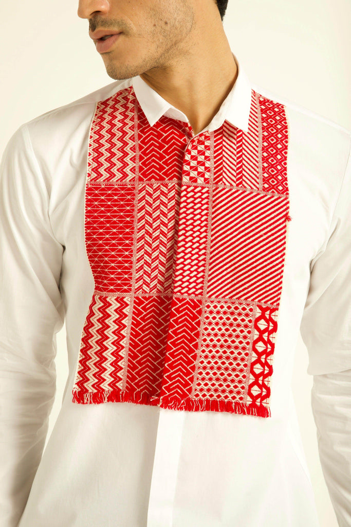 JACQUARD BIB SHIRT - dash and dot dash and dot