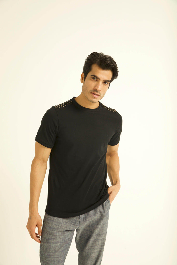 STUD TEE - dash and dot dash and dot