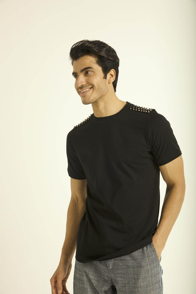 STUD TEE - dash and dot dash and dot