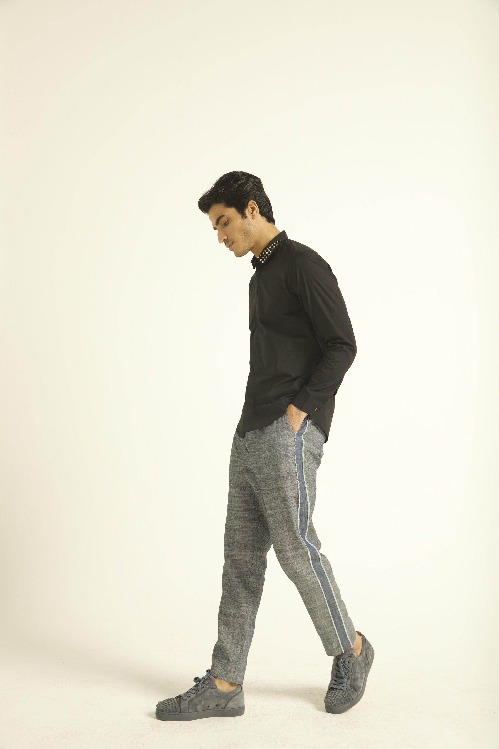 STUD COLLAR SHIRT - dash and dot