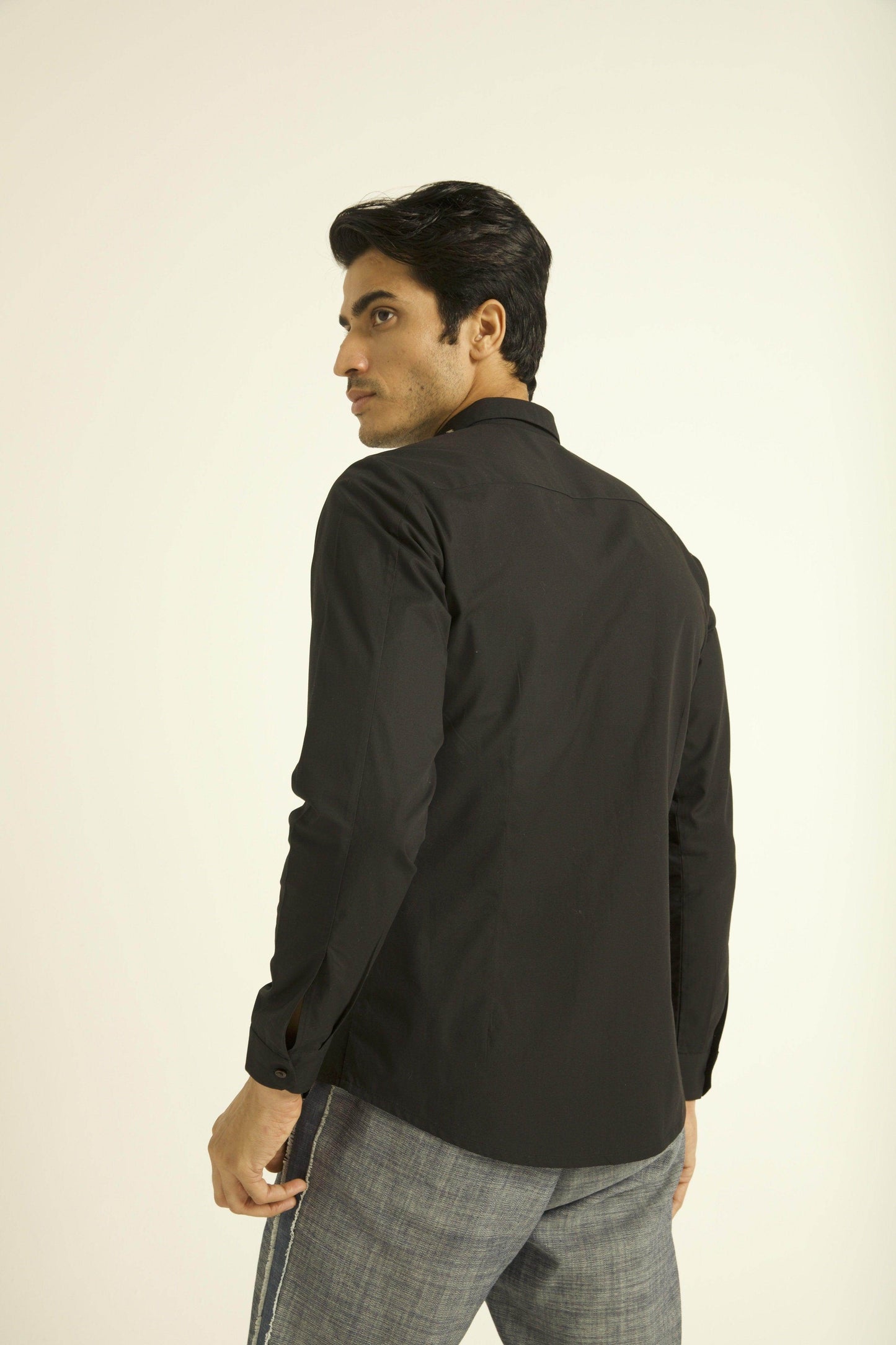 STUD COLLAR SHIRT - dash and dot