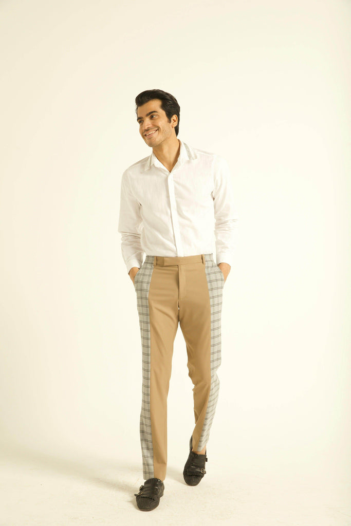 CHECK BLOCK PANT - dash and dot dash and dot