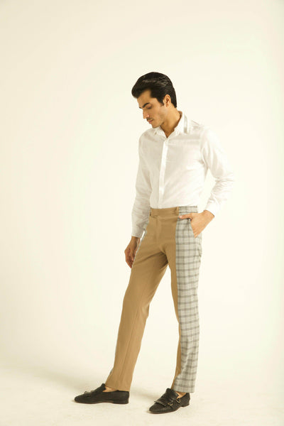 CHECK BLOCK PANT - dash and dot