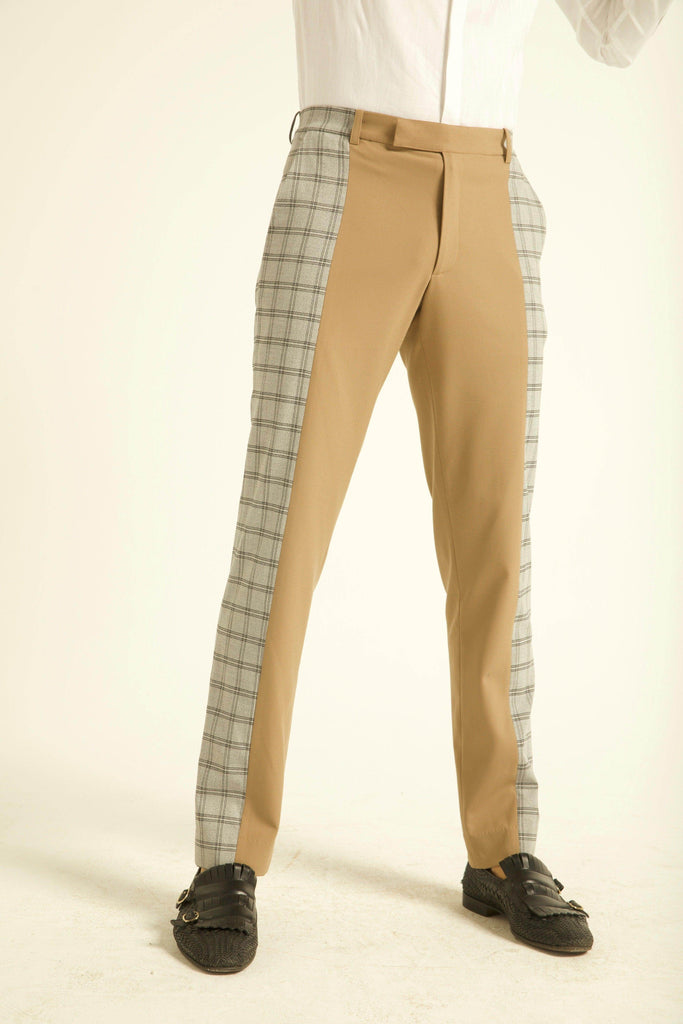 CHECK BLOCK PANT - dash and dot dash and dot