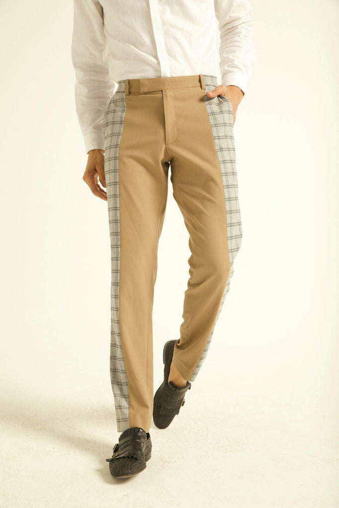 CHECK BLOCK PANT - dash and dot dash and dot