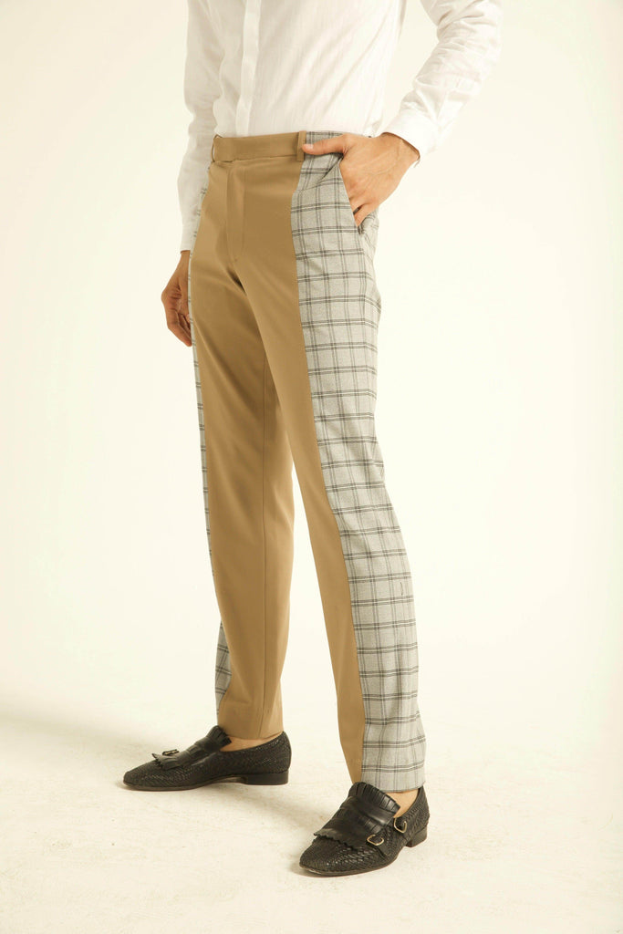 CHECK BLOCK PANT - dash and dot dash and dot