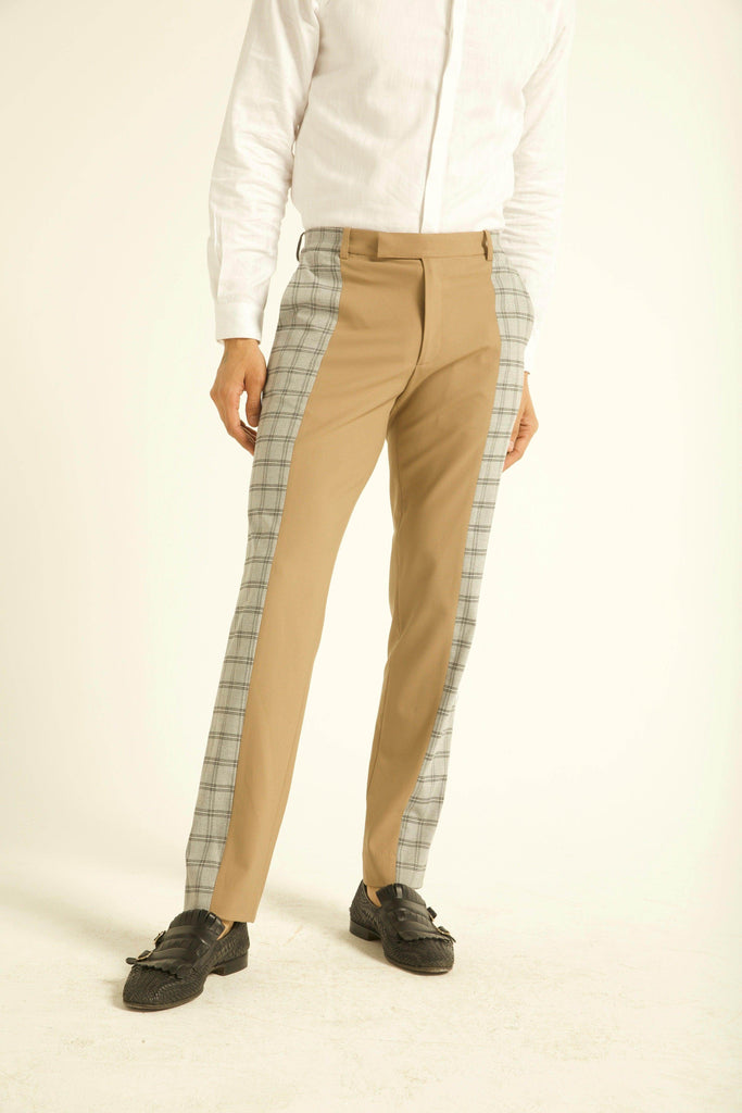 CHECK BLOCK PANT - dash and dot dash and dot