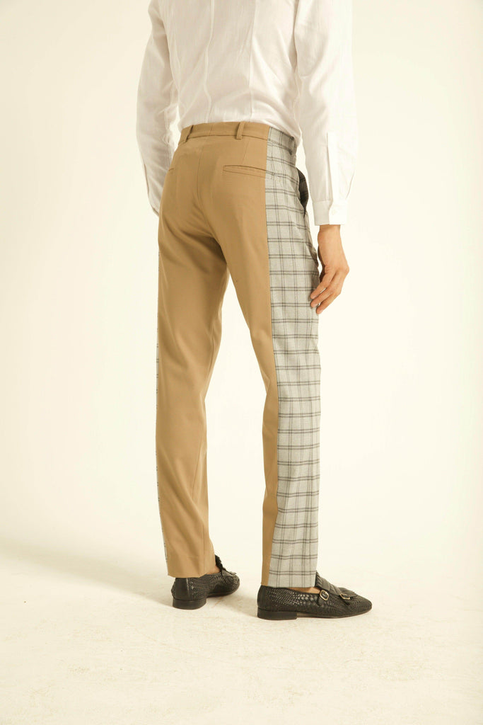 CHECK BLOCK PANT - dash and dot dash and dot