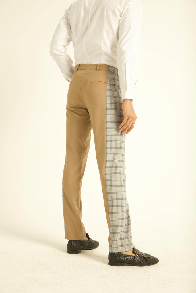 CHECK BLOCK PANT - dash and dot dash and dot