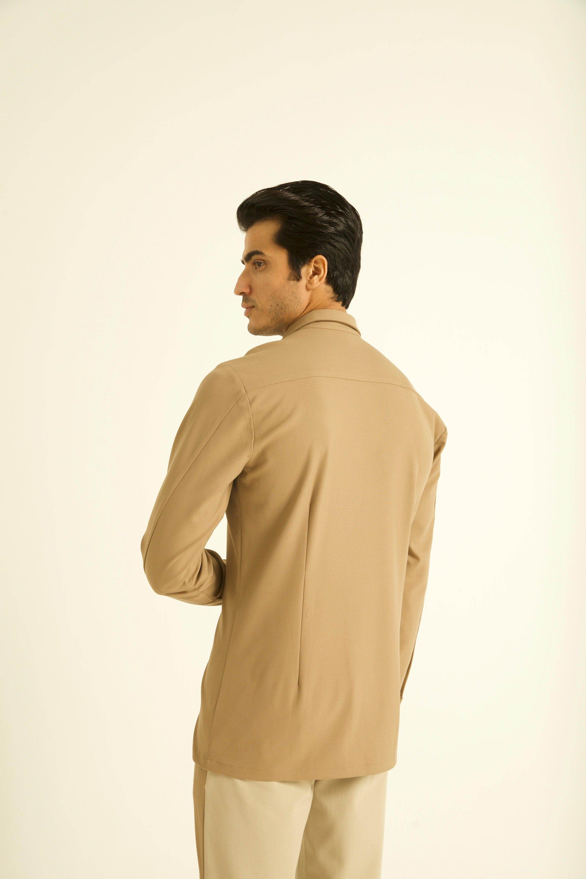 KHAKI BLOCKED SET - dash and dot