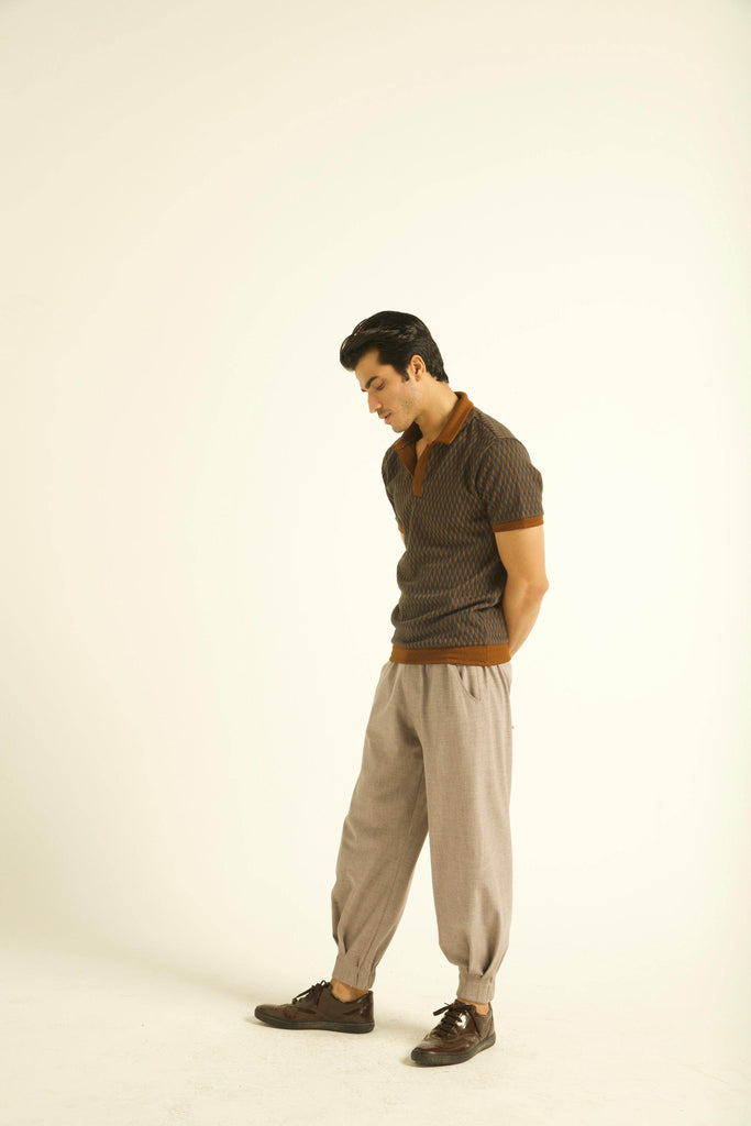 JACQUARD POLO - dash and dot dash and dot