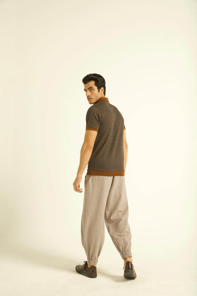 JACQUARD POLO - dash and dot dash and dot