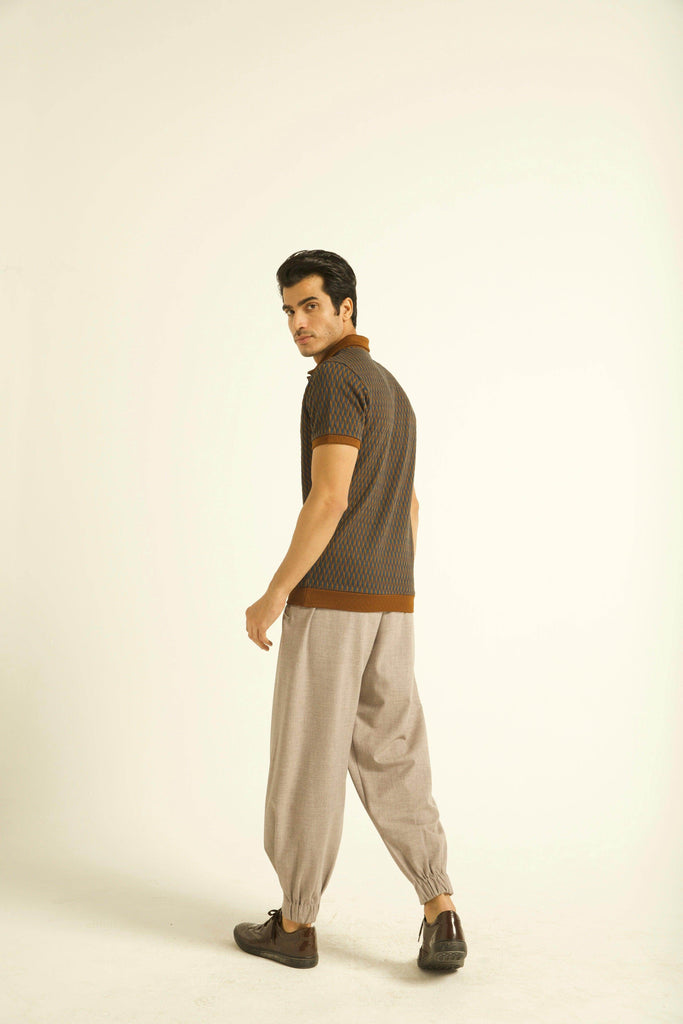 JACQUARD POLO - dash and dot dash and dot