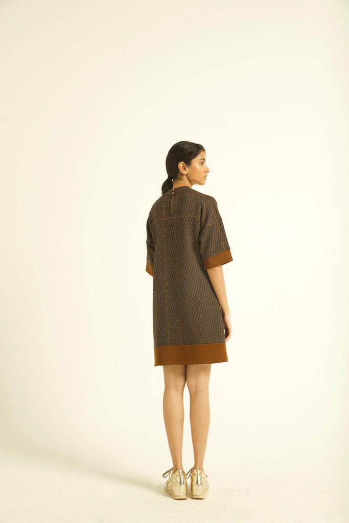 HIGH NECK DRESS - dash and dot dash and dot