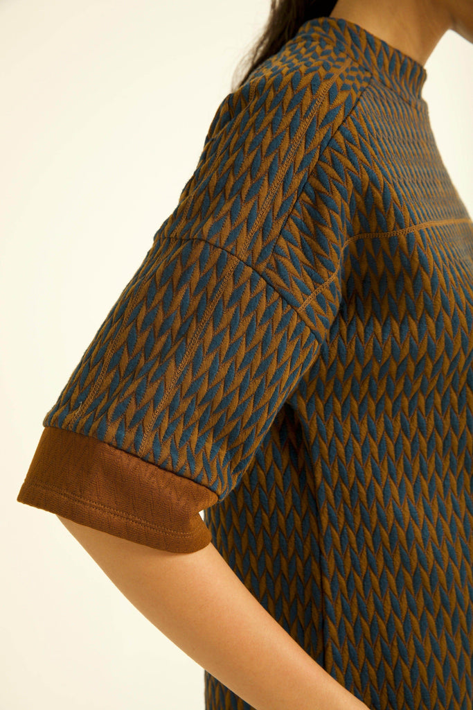 HIGH NECK DRESS - dash and dot dash and dot